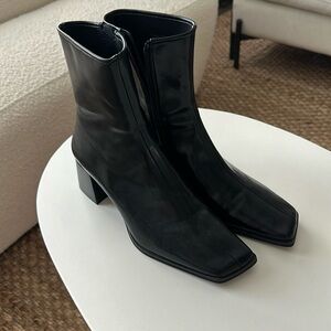 Jeffery campbell black booties